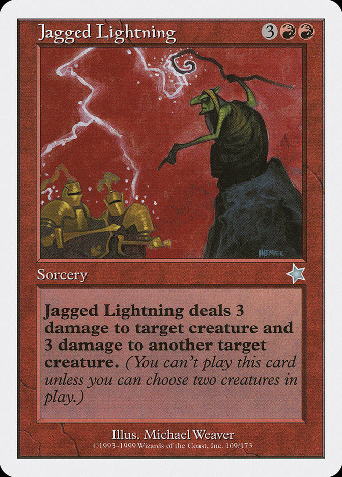 Jagged Lightning [Starter 1999] | Dumpster Cat Games