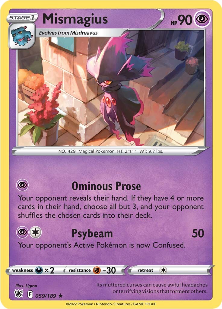 Mismagius (059/189) [Sword & Shield: Astral Radiance] | Dumpster Cat Games