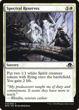 Spectral Reserves [Eldritch Moon] | Dumpster Cat Games