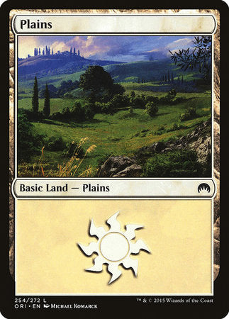 Plains (254) [Magic Origins] | Dumpster Cat Games