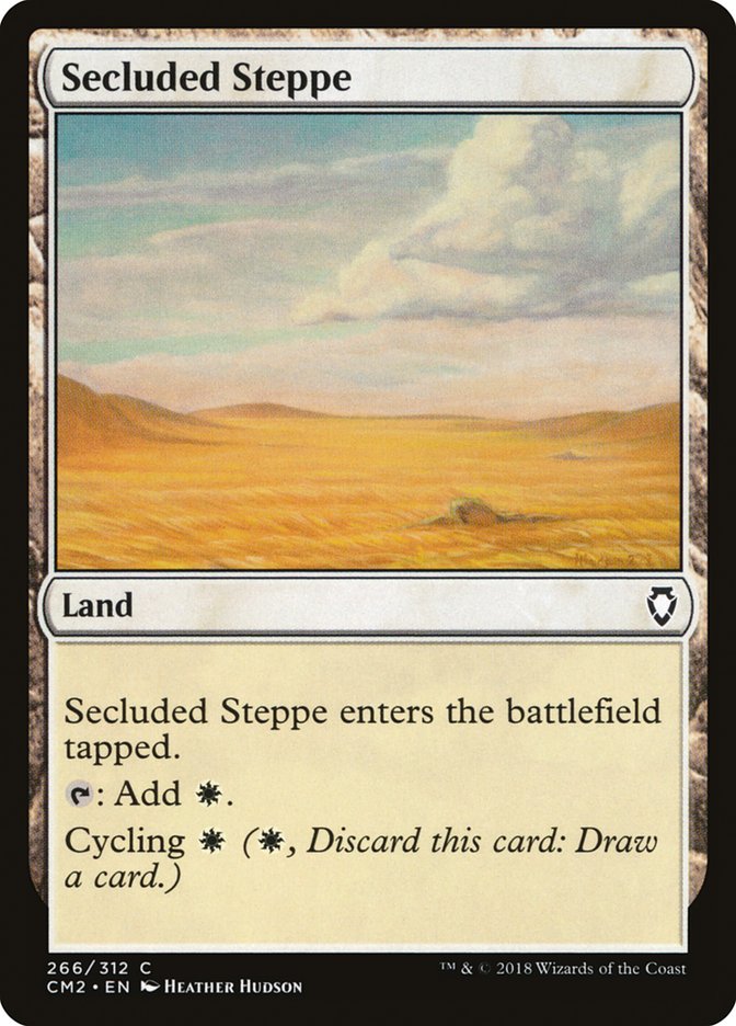Secluded Steppe [Commander Anthology Volume II] | Dumpster Cat Games
