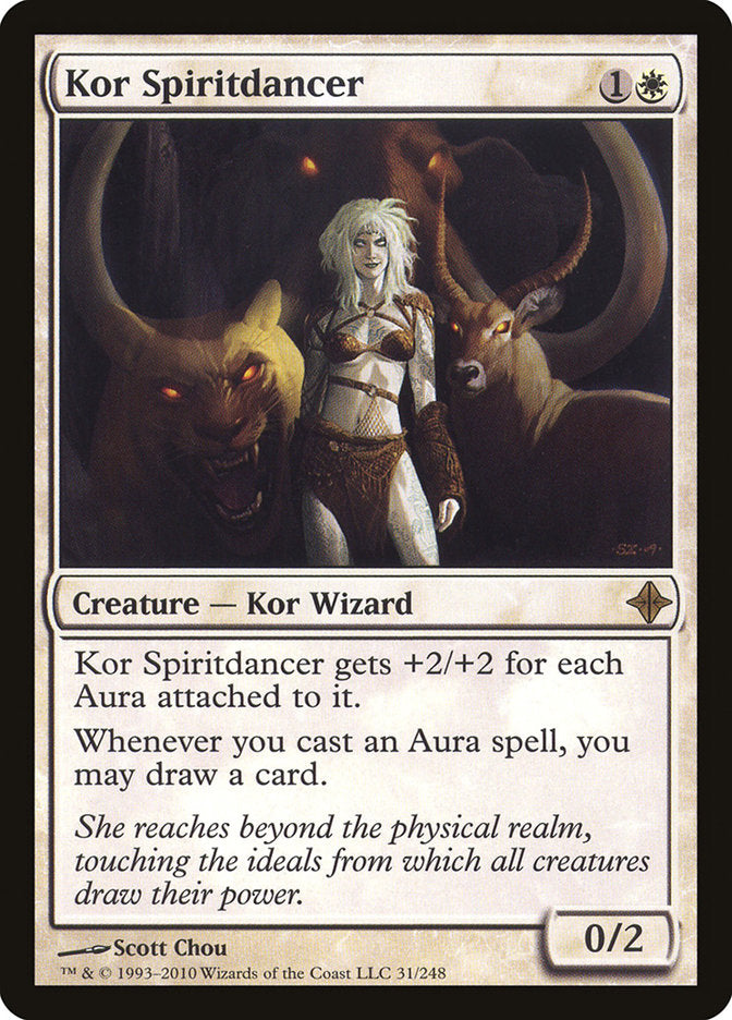 Kor Spiritdancer [Rise of the Eldrazi] | Dumpster Cat Games