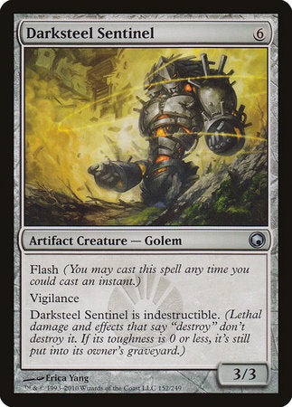 Darksteel Sentinel [Scars of Mirrodin] | Dumpster Cat Games
