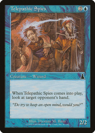 Telepathic Spies [Urza's Destiny] | Dumpster Cat Games
