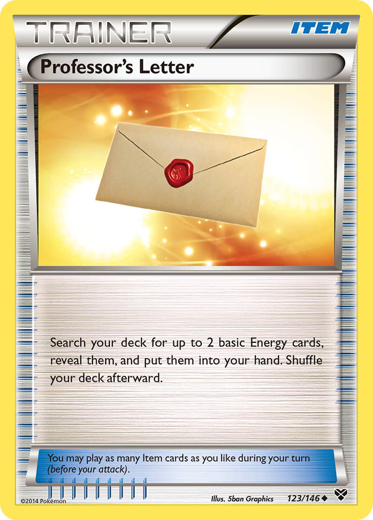 Professor's Letter (123/146) [XY: Base Set] | Dumpster Cat Games