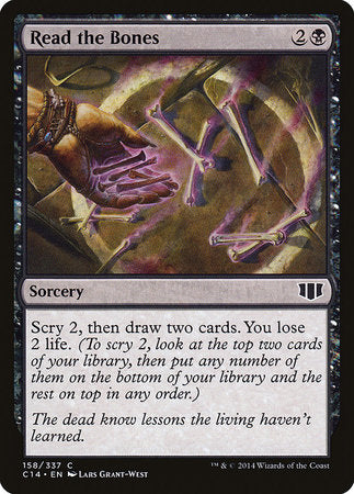 Read the Bones [Commander 2014] | Dumpster Cat Games