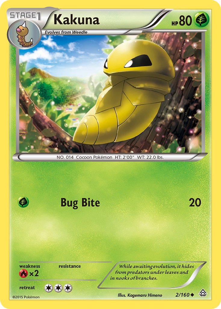 Kakuna (2/160) [XY: Primal Clash] | Dumpster Cat Games