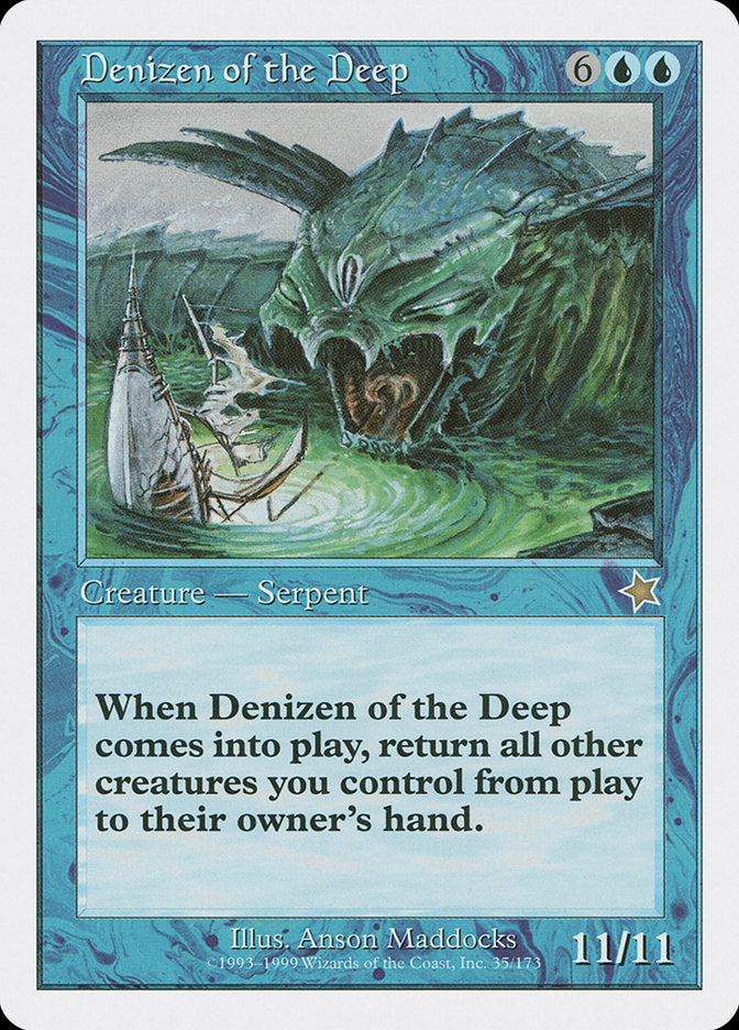 Denizen of the Deep [Starter 1999] | Dumpster Cat Games