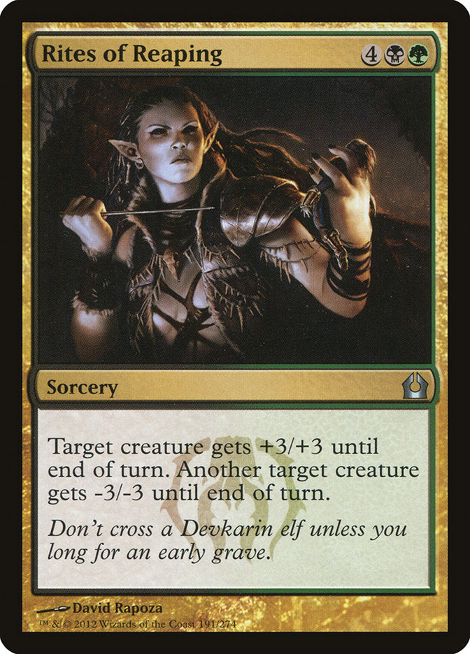 Rites of Reaping [Return to Ravnica] | Dumpster Cat Games