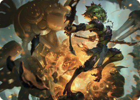Argothian Sprite Art Card [The Brothers' War Art Series] | Dumpster Cat Games