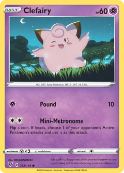 Clefairy (063/185) [Sword & Shield: Vivid Voltage] | Dumpster Cat Games