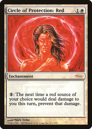 Circle of Protection: Red [Friday Night Magic 2005] | Dumpster Cat Games