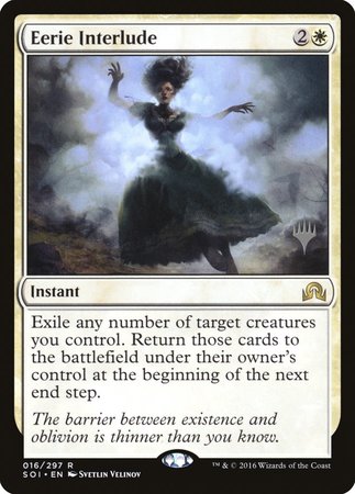 Eerie Interlude [Shadows over Innistrad Promos] | Dumpster Cat Games