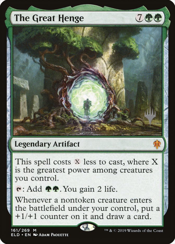 The Great Henge (Promo Pack) [Throne of Eldraine Promos] | Dumpster Cat Games