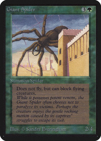 Giant Spider [Limited Edition Alpha] | Dumpster Cat Games