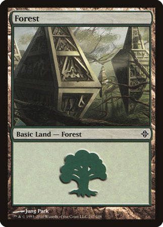 Forest (247) [Rise of the Eldrazi] | Dumpster Cat Games