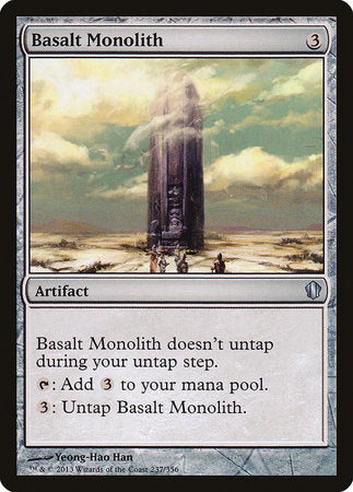 Basalt Monolith [Commander 2013] | Dumpster Cat Games