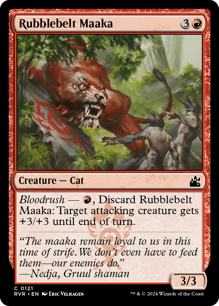 Rubblebelt Maaka [Ravnica Remastered] | Dumpster Cat Games