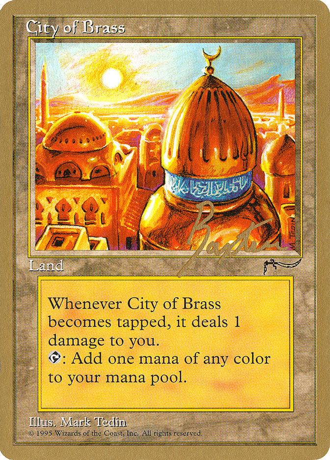 City of Brass (George Baxter) [Pro Tour Collector Set] | Dumpster Cat Games