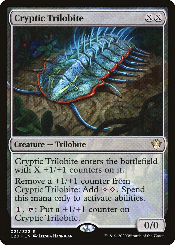 Cryptic Trilobite [Commander 2020] | Dumpster Cat Games