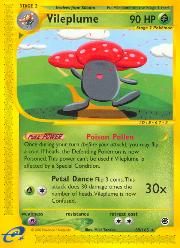 Vileplume (69/165) [Expedition: Base Set] | Dumpster Cat Games