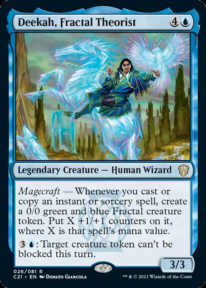Deekah, Fractal Theorist [Commander 2021] | Dumpster Cat Games