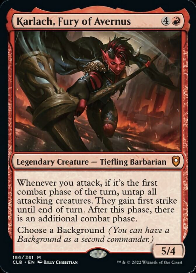 Karlach, Fury of Avernus [Commander Legends: Battle for Baldur's Gate] | Dumpster Cat Games
