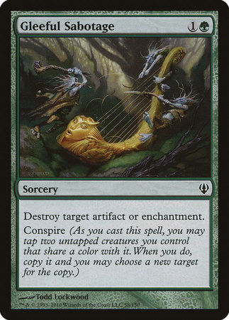 Gleeful Sabotage [Archenemy] | Dumpster Cat Games