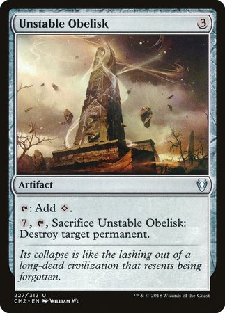 Unstable Obelisk [Commander Anthology Volume II] | Dumpster Cat Games