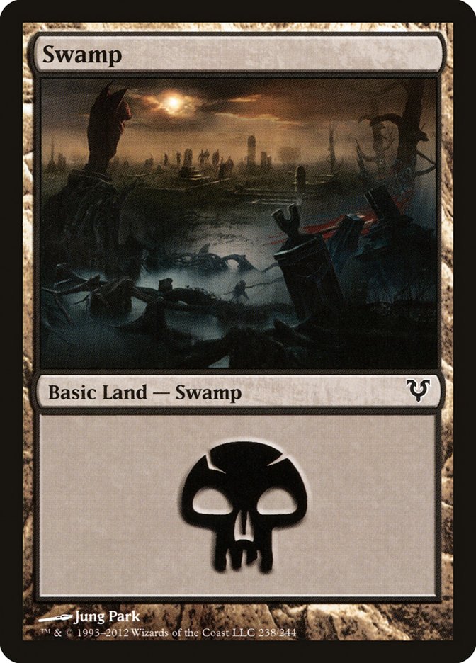 Swamp (238) [Avacyn Restored] | Dumpster Cat Games
