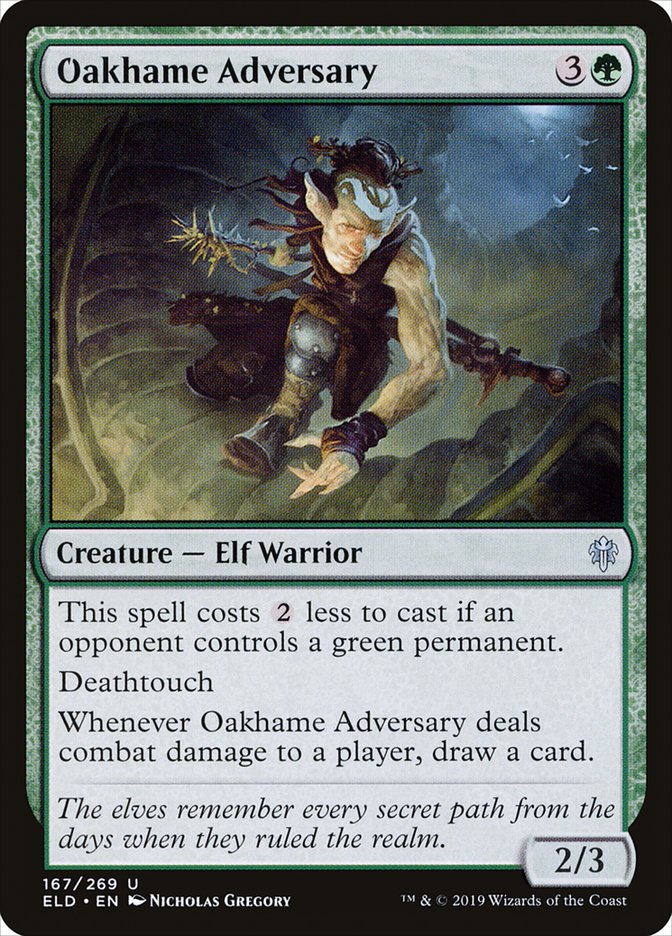 Oakhame Adversary [Throne of Eldraine] | Dumpster Cat Games