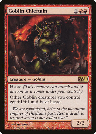 Goblin Chieftain [Magic 2011] | Dumpster Cat Games