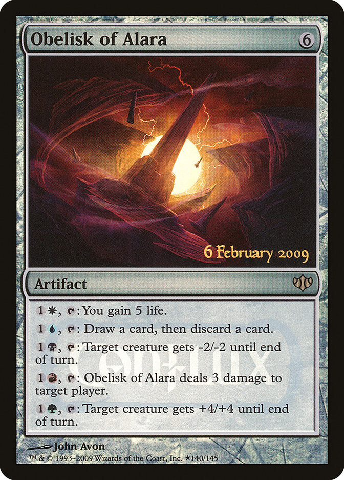 Obelisk of Alara (Launch) [Conflux Promos] | Dumpster Cat Games