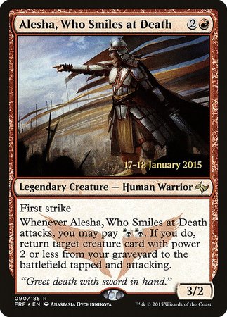 Alesha, Who Smiles at Death [Fate Reforged Promos] | Dumpster Cat Games