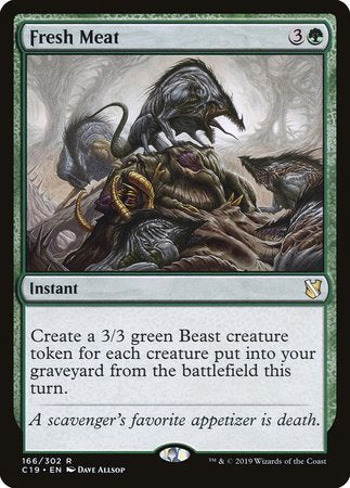 Fresh Meat [Commander 2019] | Dumpster Cat Games
