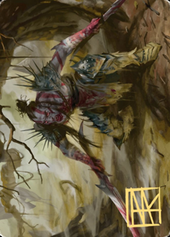 Highborn Vampire Art Card (Gold-Stamped Signature) [Zendikar Rising Art Series] | Dumpster Cat Games