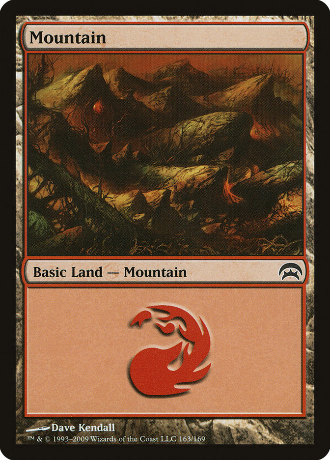 Mountain (163) [Planechase] | Dumpster Cat Games