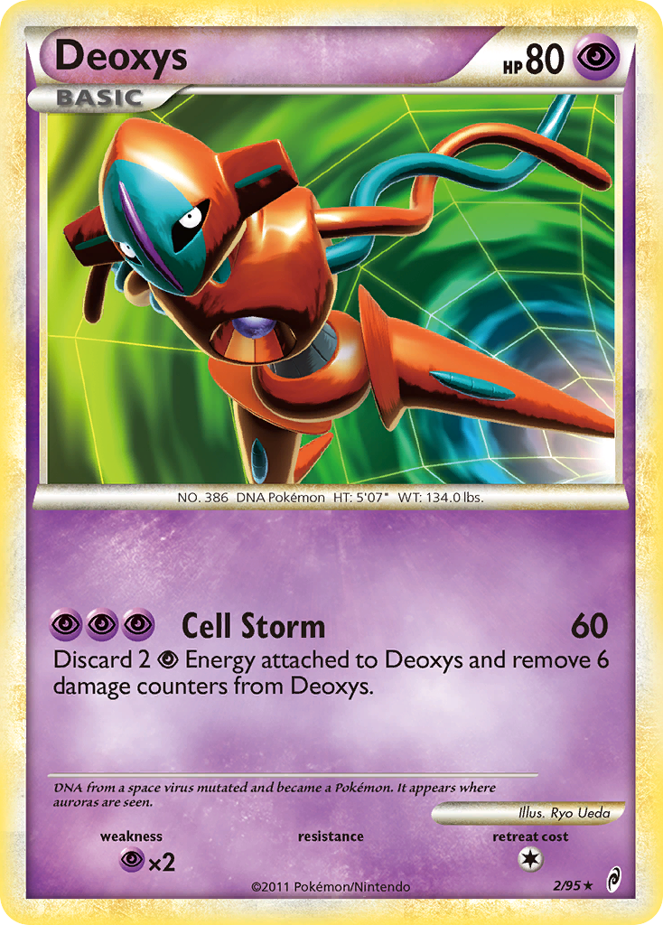 Deoxys (2/95) [HeartGold & SoulSilver: Call of Legends] | Dumpster Cat Games