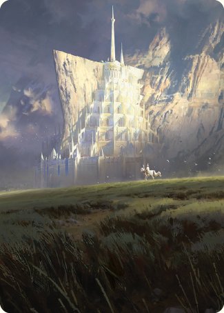 Minas Tirith Art Card [The Lord of the Rings: Tales of Middle-earth Art Series] | Dumpster Cat Games