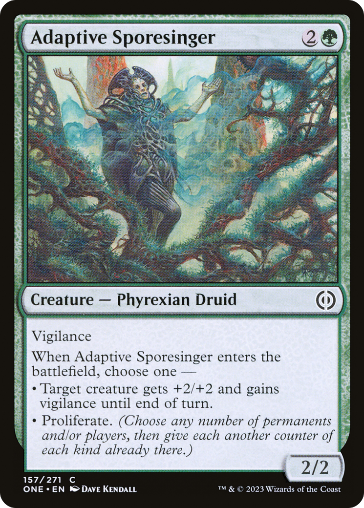 Adaptive Sporesinger [Phyrexia: All Will Be One] | Dumpster Cat Games
