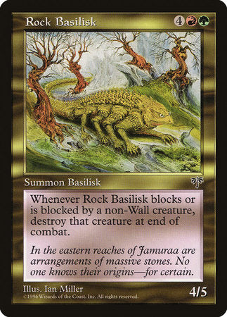 Rock Basilisk [Mirage] | Dumpster Cat Games