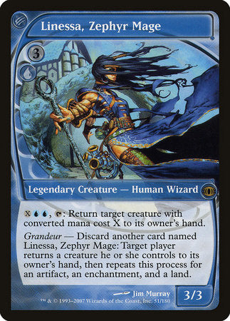 Linessa, Zephyr Mage [Future Sight] | Dumpster Cat Games