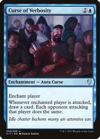 Curse of Verbosity [Commander 2017] | Dumpster Cat Games