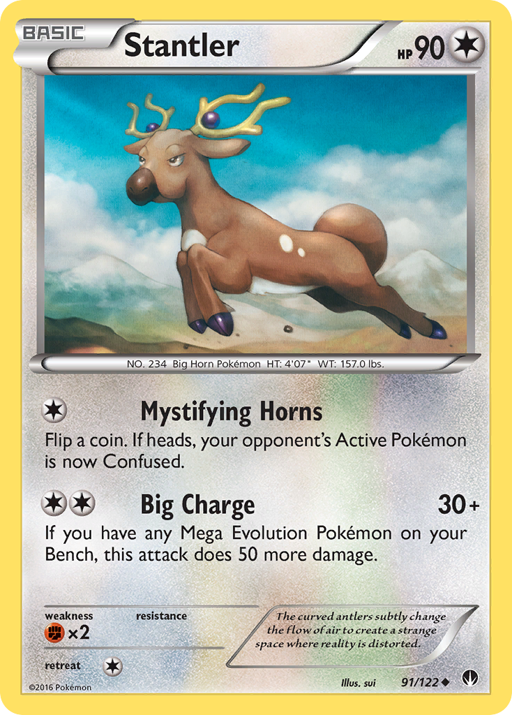 Stantler (91/122) [XY: BREAKpoint] | Dumpster Cat Games