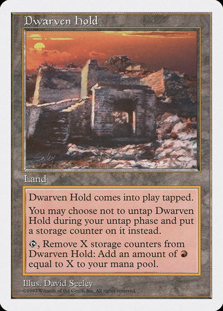 Dwarven Hold [Fifth Edition] | Dumpster Cat Games