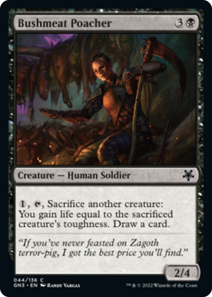 Bushmeat Poacher [Game Night: Free-for-All] | Dumpster Cat Games