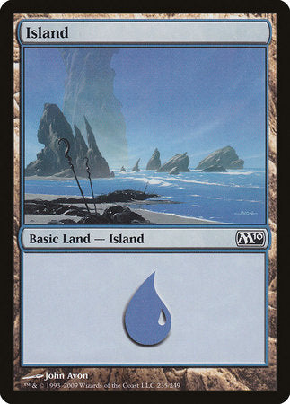 Island (235) [Magic 2010] | Dumpster Cat Games
