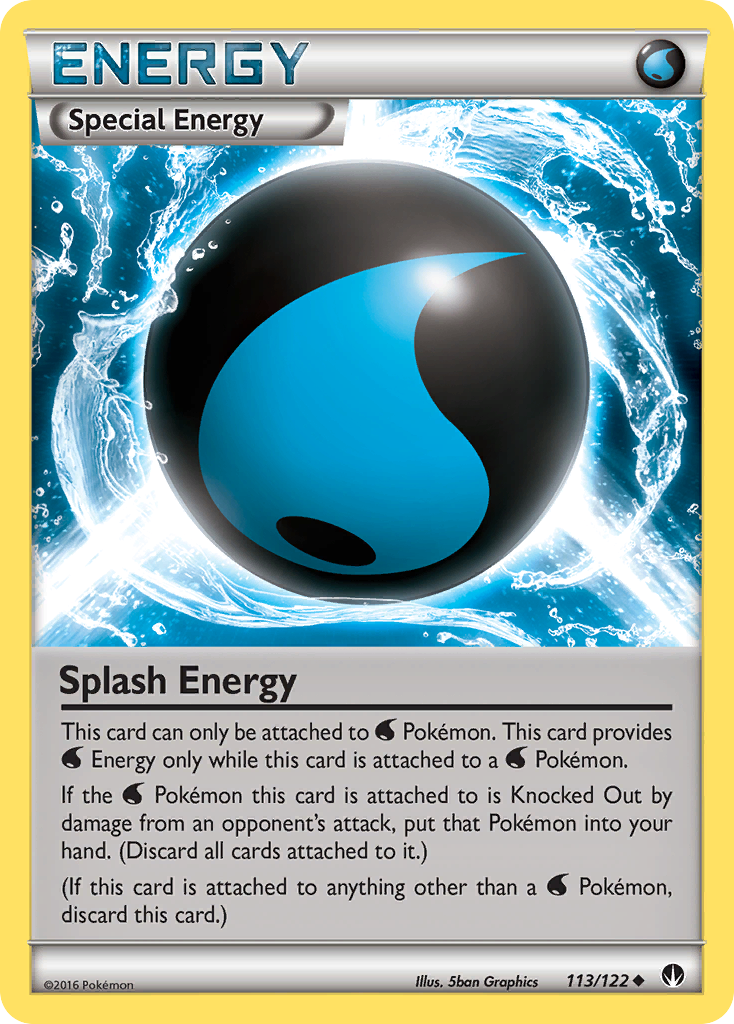 Splash Energy (113/122) [XY: BREAKpoint] | Dumpster Cat Games