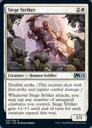 Siege Striker [Core Set 2021] | Dumpster Cat Games