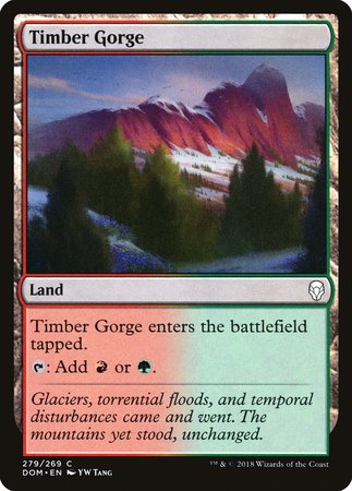 Timber Gorge [Dominaria] | Dumpster Cat Games